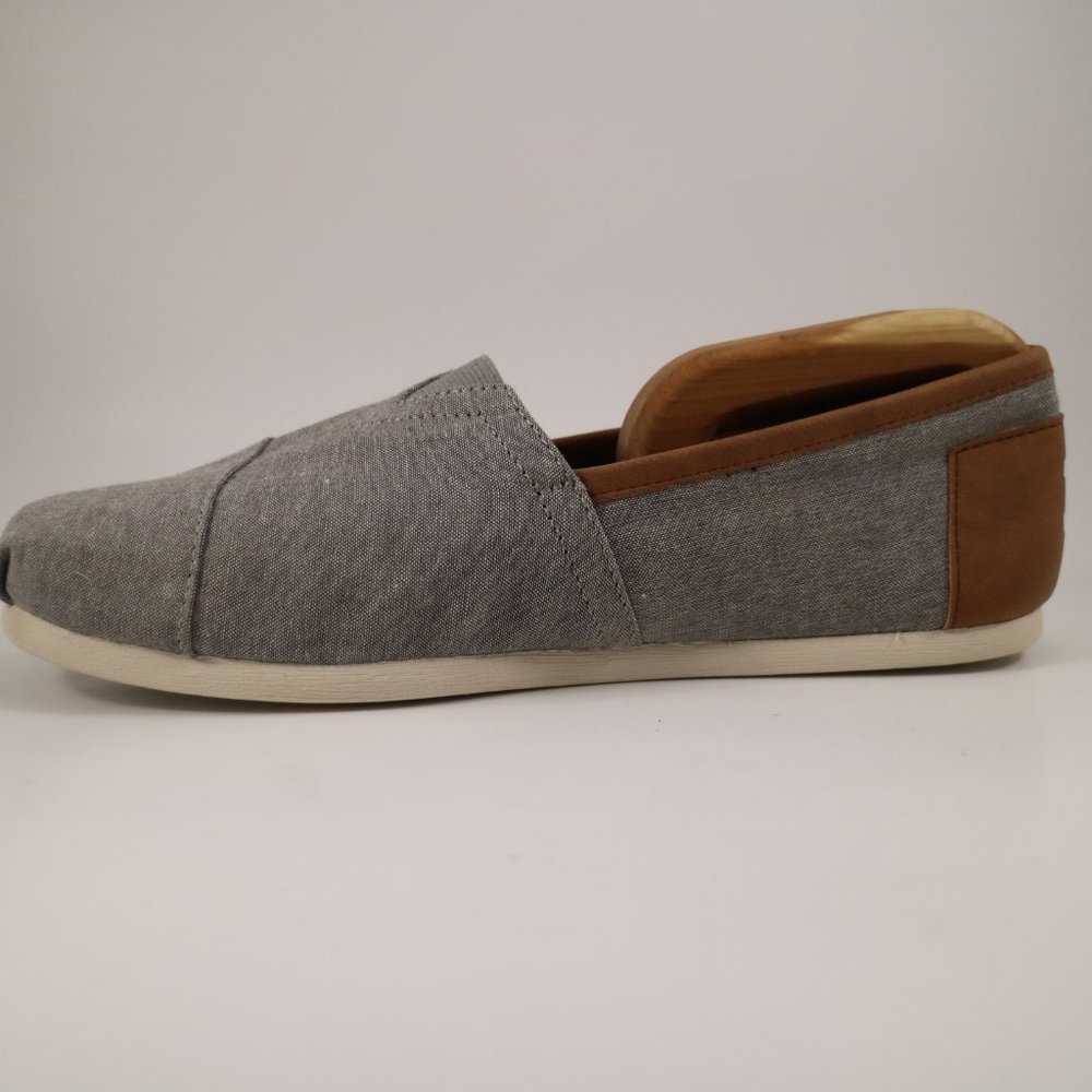 Tom's Frost Grey Chambray Men's Classics - Picture 7 of 8